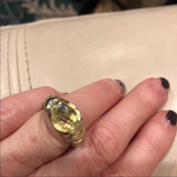 Rare, retired David Yurman lemon citrine ring - Picture 8 of 12